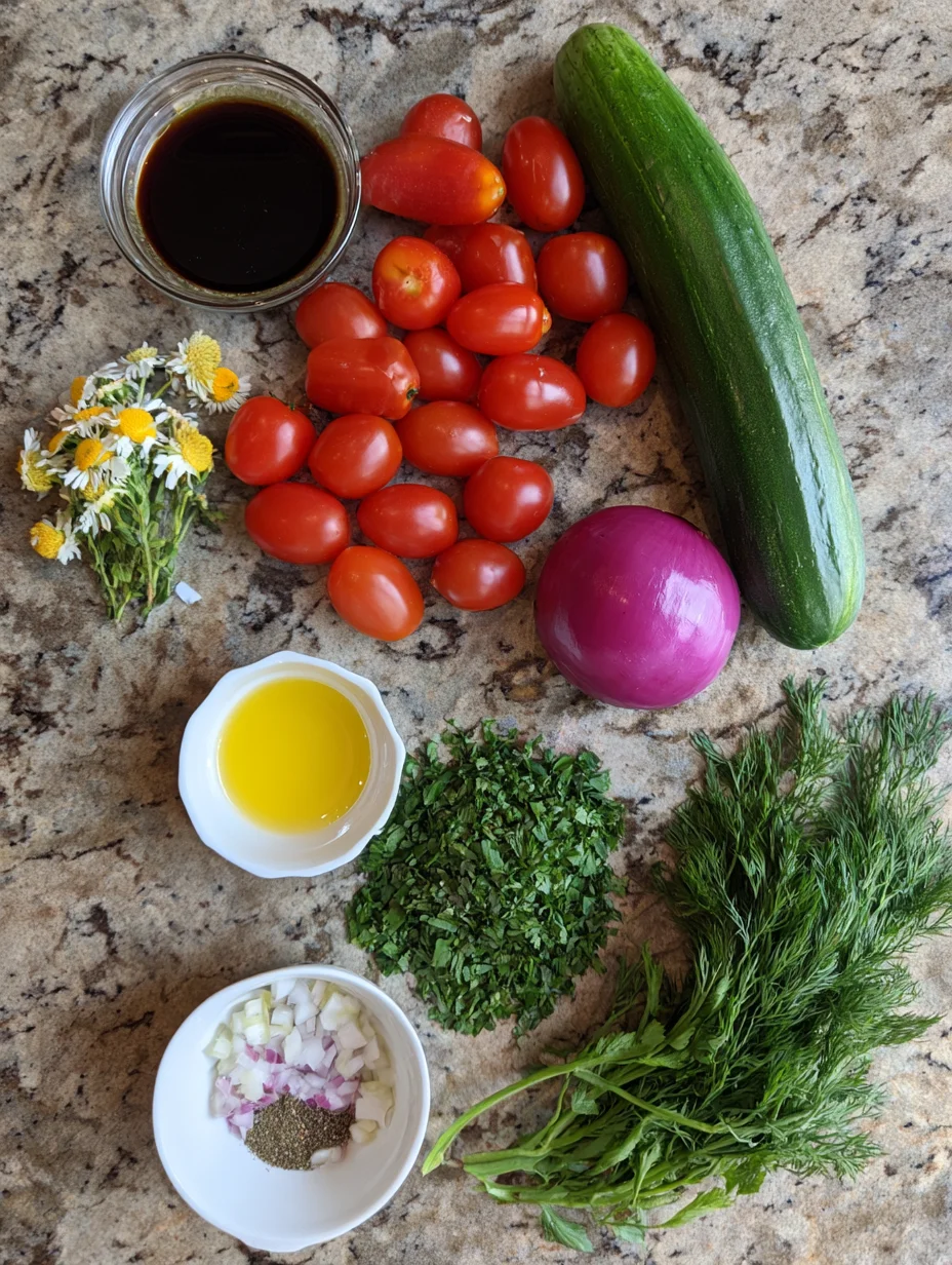 Cucumber Tomato Salad
