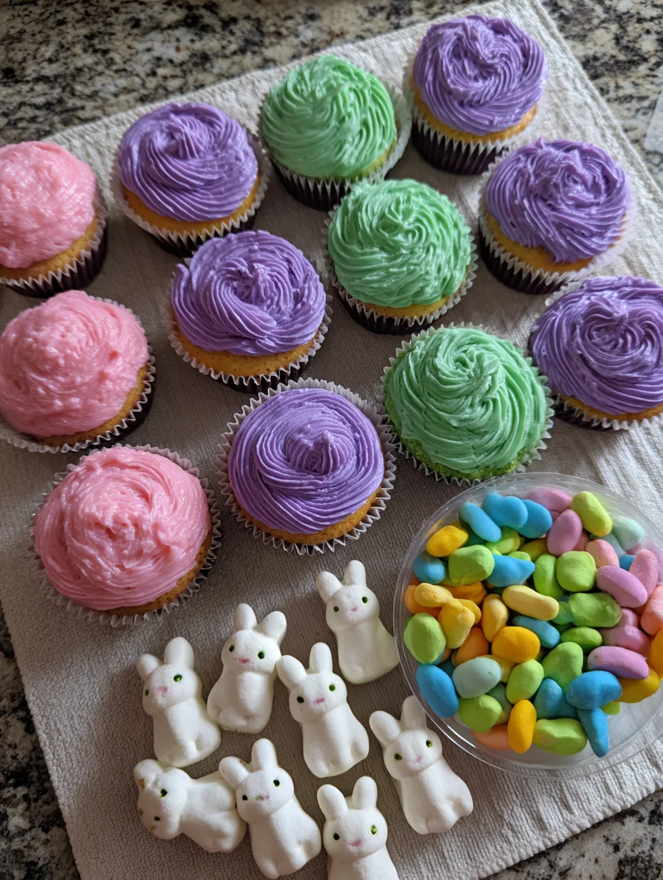 Easter Basket Cupcakes