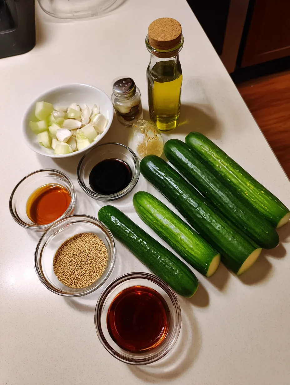 Easy Asian Cucumber Salad
