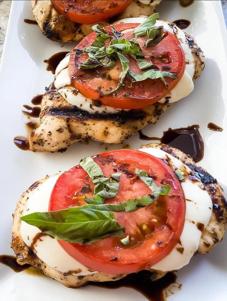 Grilled Chicken Caprese