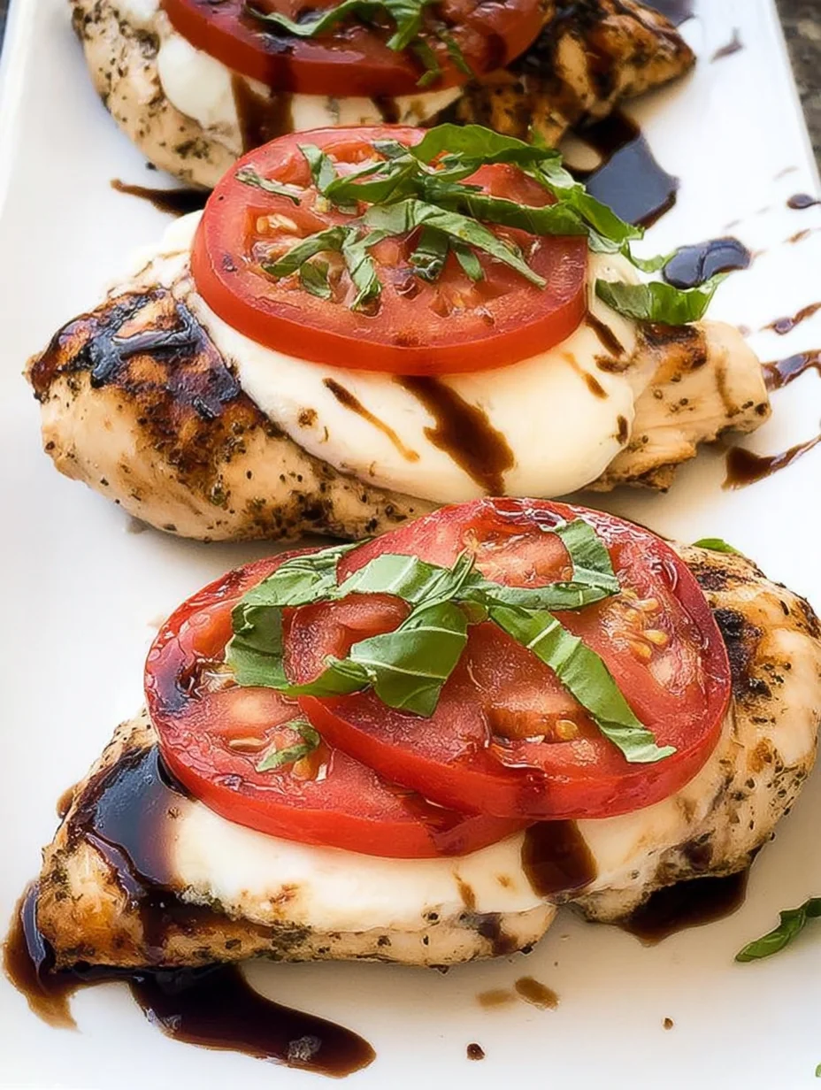 Grilled Chicken Caprese