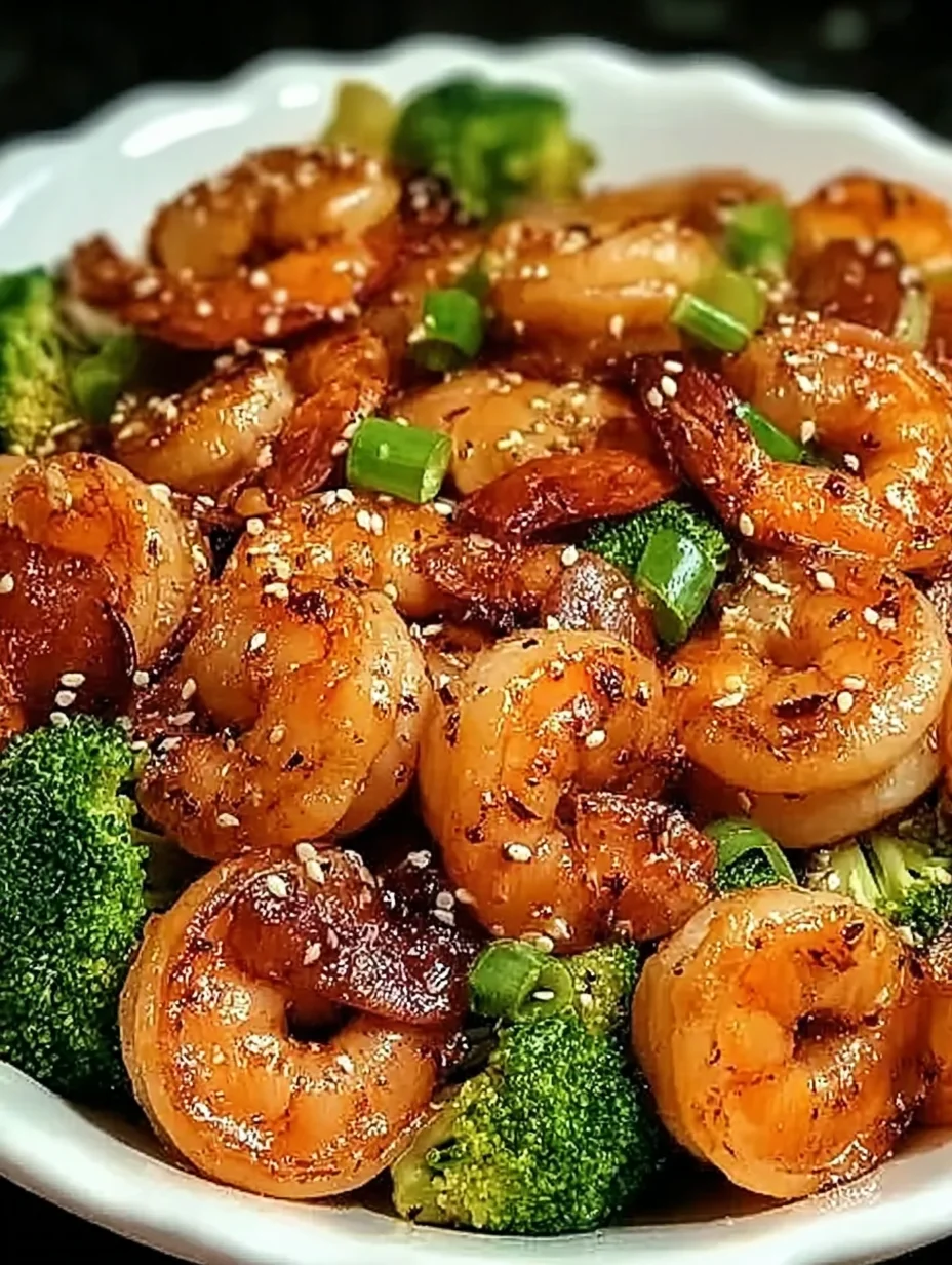 High-Protein Honey Garlic Shrimp