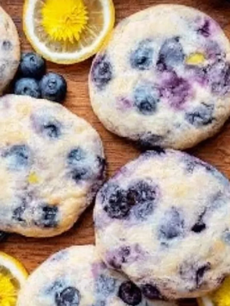 Lemon Blueberry Cheesecake Cookies