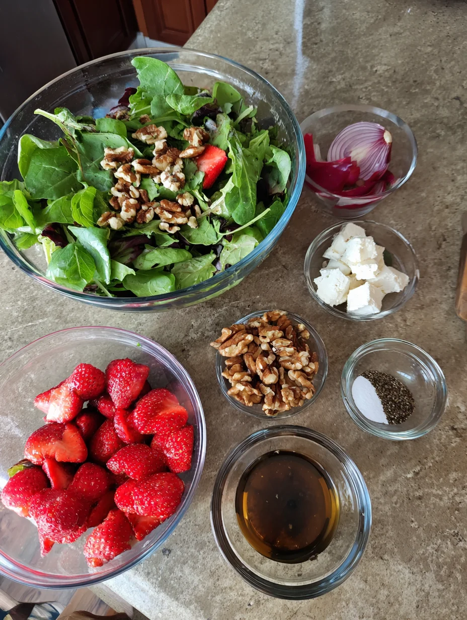 Quick Easter Strawberry Spring Salad