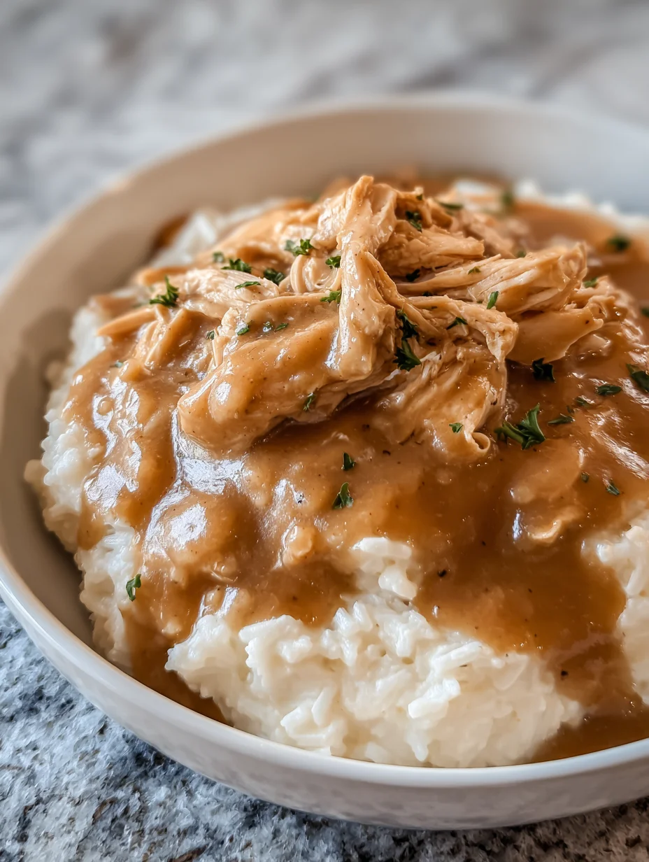 Slow Cooker Chicken and Gravy