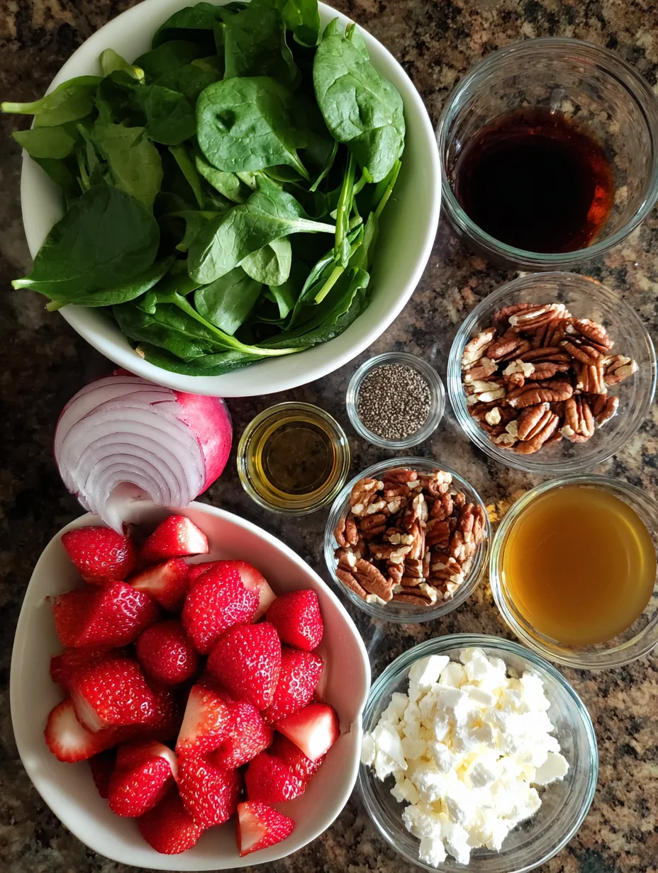 Spinach Strawberry Salad