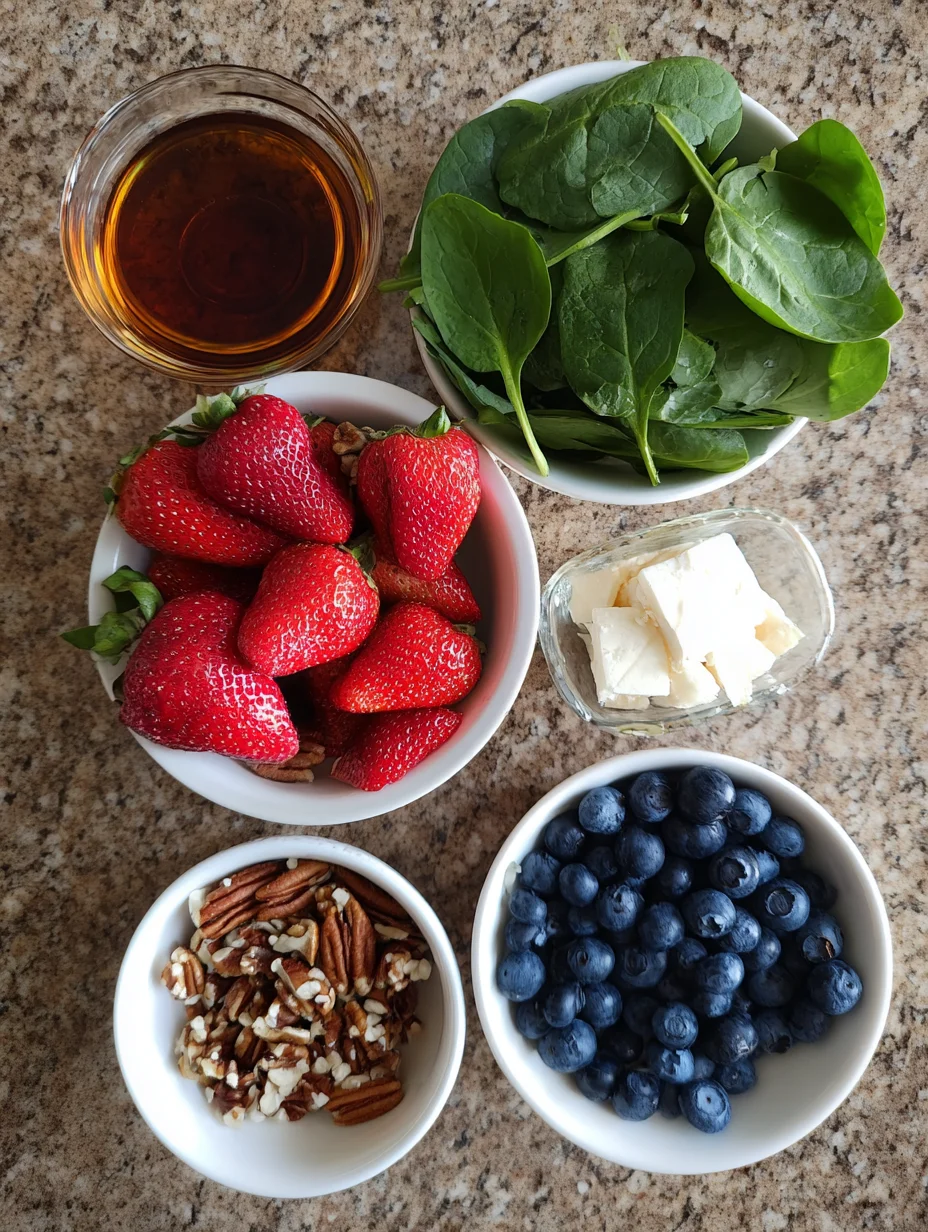 Strawberry Spinach Salad