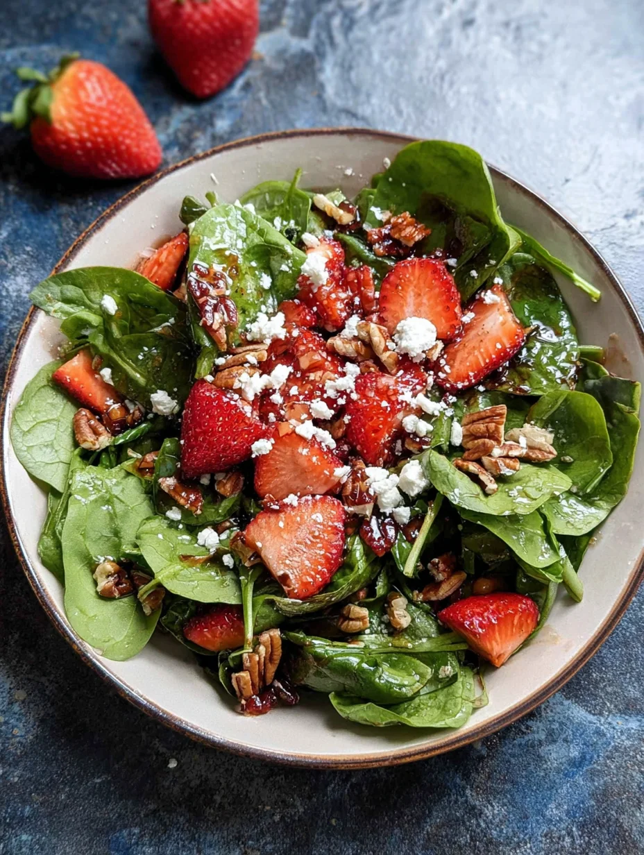 Strawberry Spinach Salad