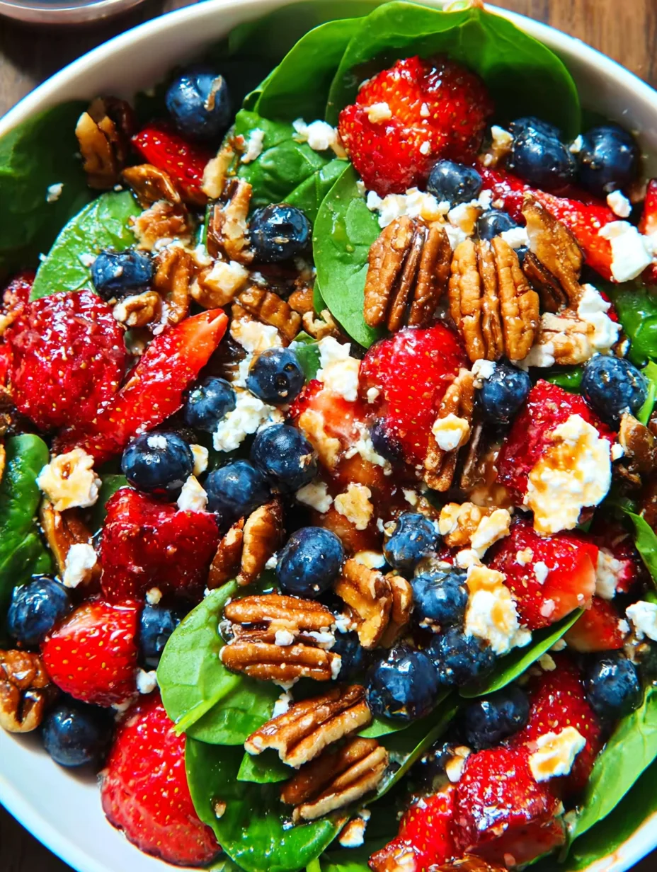 Strawberry Spinach Salad