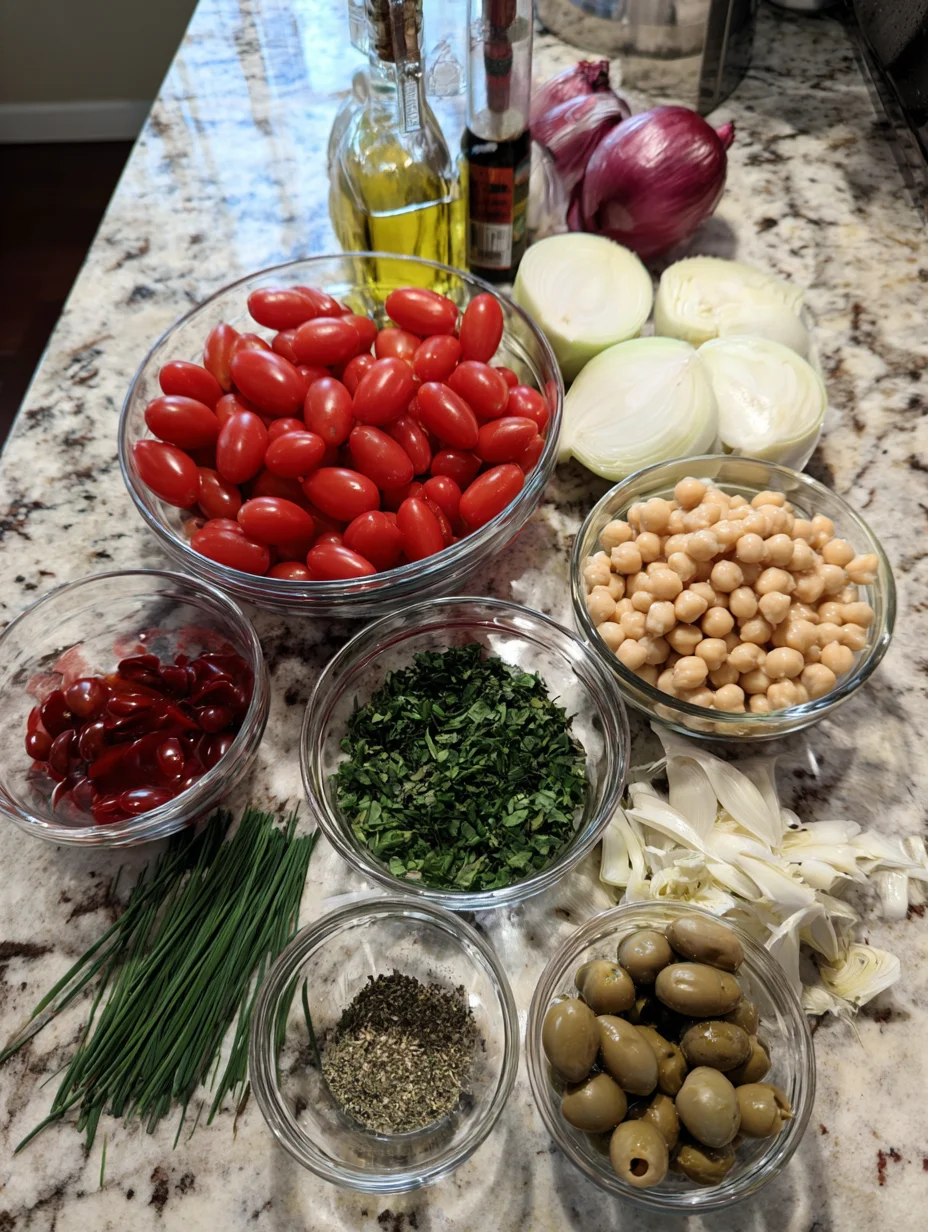 Tuscan Artichoke Tomato Salad