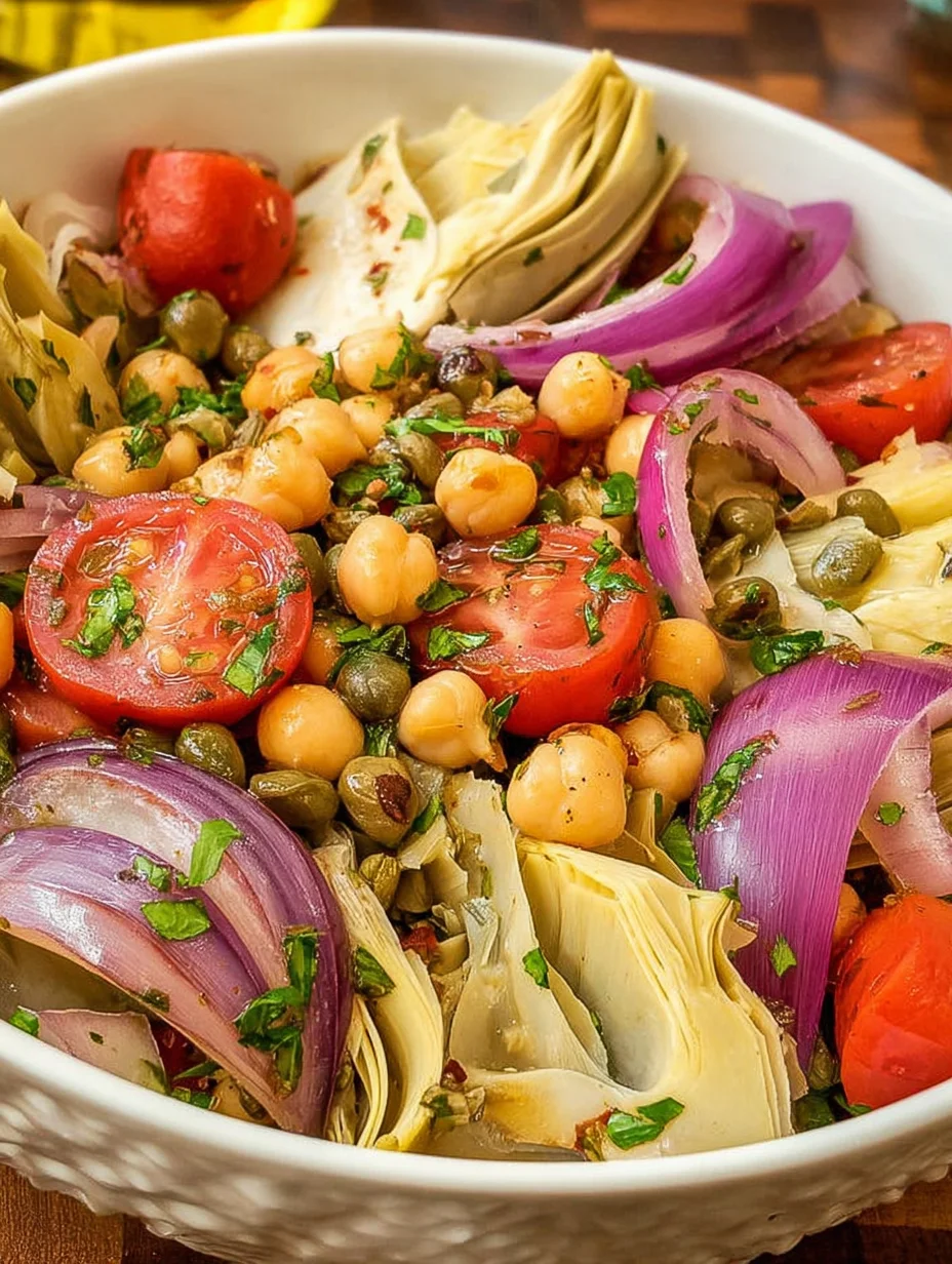 Tuscan Artichoke Tomato Salad