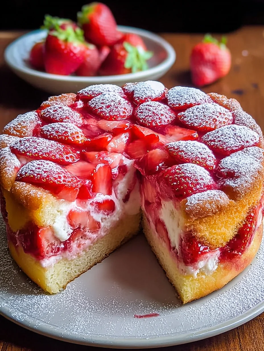 Easy Strawberry Cake