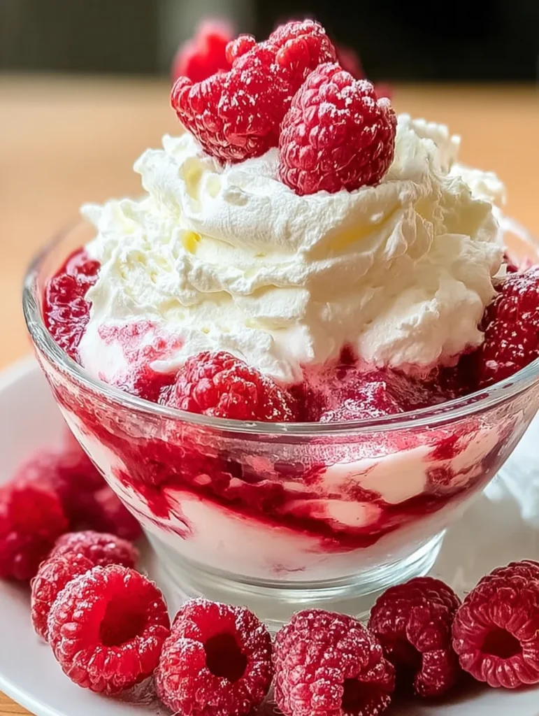 Raspberry Fool with Whipped Mascarpone