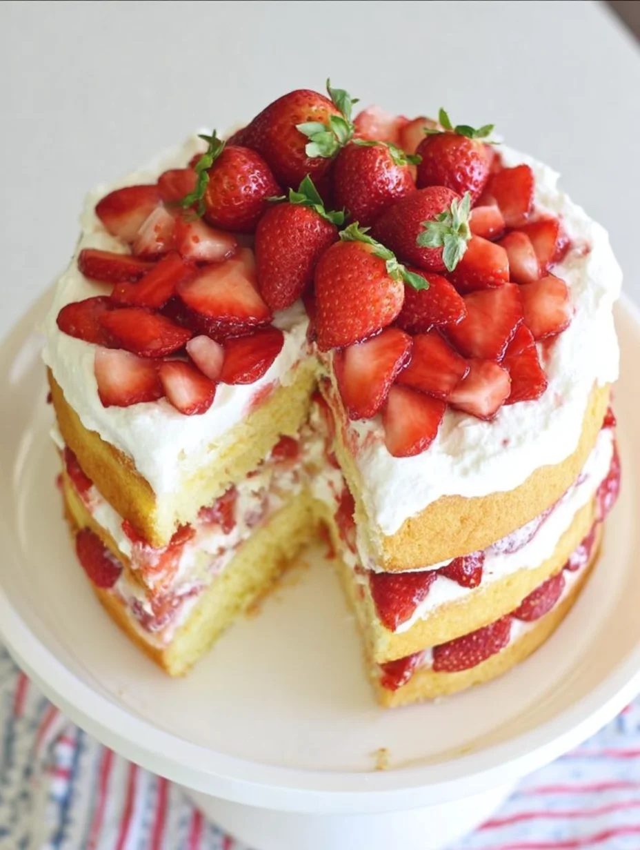 Strawberry Shortcake Cake